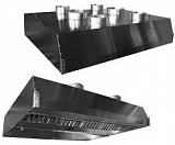 Зонт приточно-вытяжной нержавеющий 04, размер 1800*1800*400