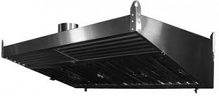 Зонт приточно-вытяжной нержавеющий 02, размер 500*1200*500